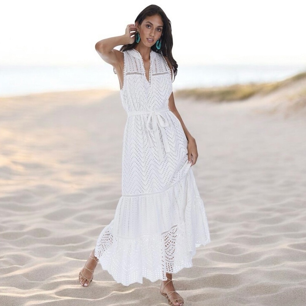 Allison New York Eyelet Maxi Dress